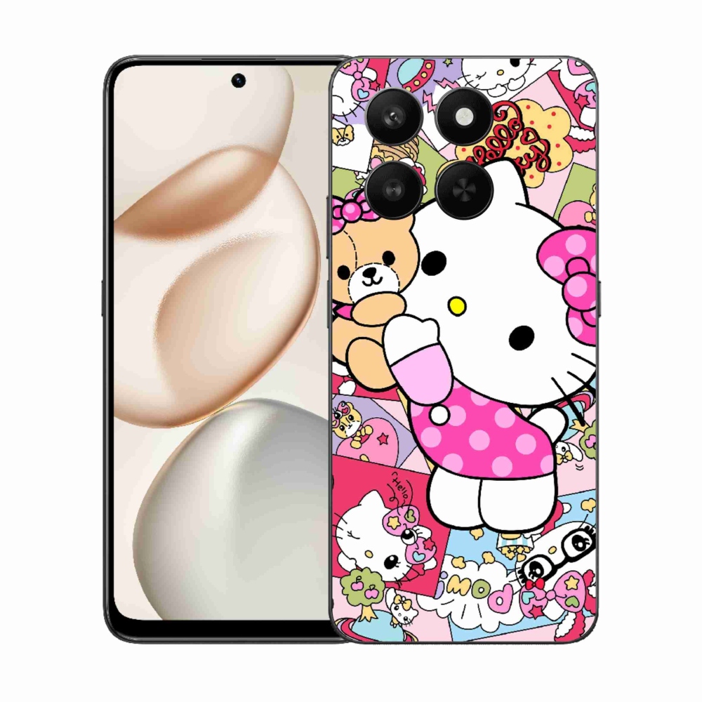 Gelový kryt mmCase na Honor 400 Smart 5G/4G/Honor X7d - cute kitty