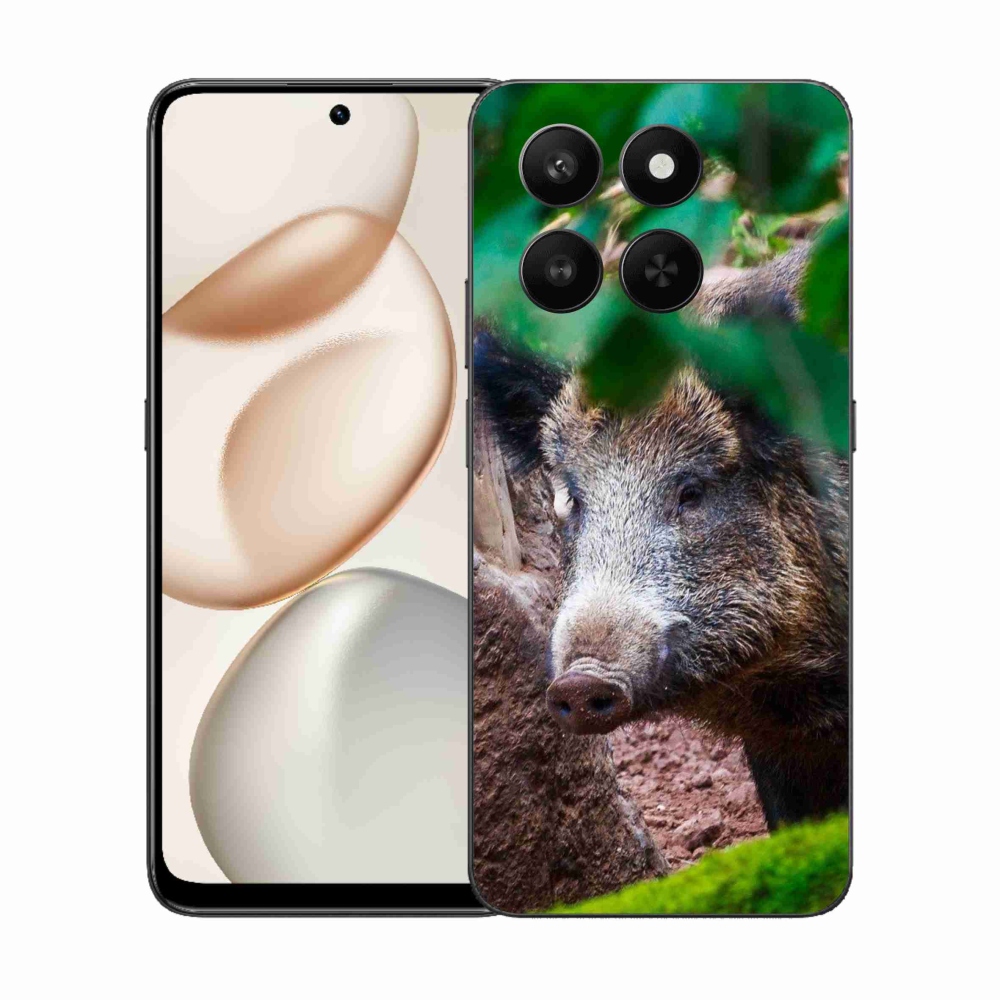 Gelový kryt mmCase na Honor 400 Smart 5G/4G/Honor X7d - divoké prase