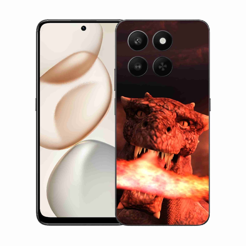 Gelový kryt mmCase na Honor 400 Smart 5G/4G/Honor X7d - drak