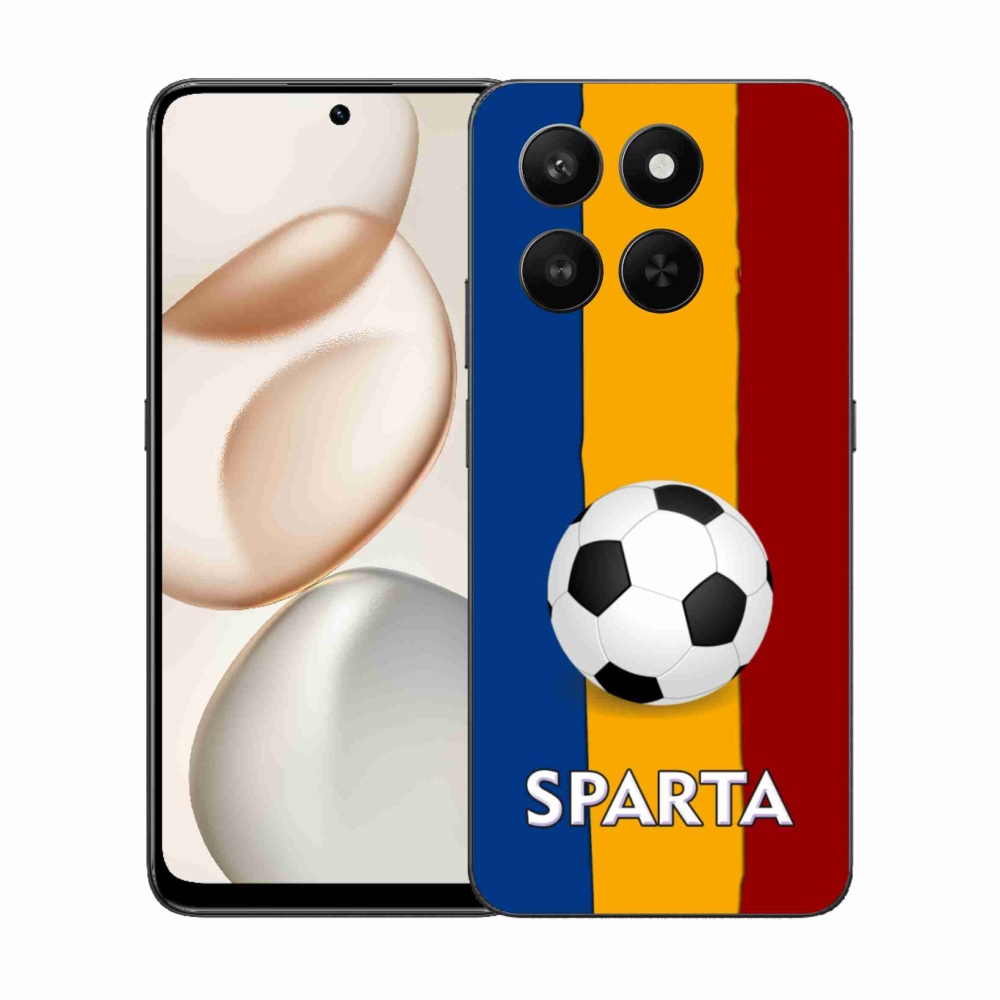 Gelový kryt mmCase na Honor 400 Smart 5G/4G/Honor X7d - fotbal 1