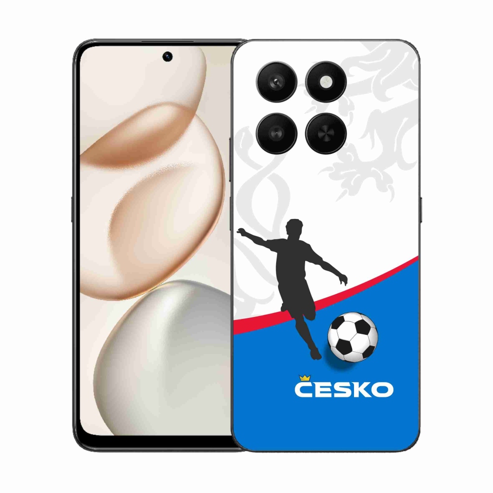 Gelový kryt mmCase na Honor 400 Smart 5G/4G/Honor X7d - fotbal Česko 1