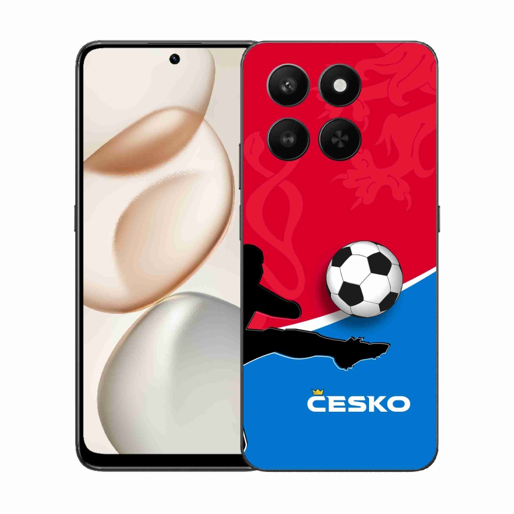 Gelový kryt mmCase na Honor 400 Smart 5G/4G/Honor X7d - fotbal Česko 2