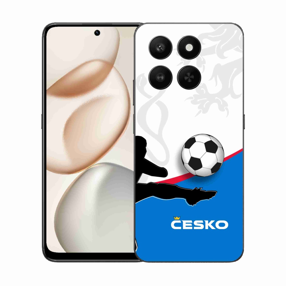 Gelový kryt mmCase na Honor 400 Smart 5G/4G/Honor X7d - fotbal Česko 3
