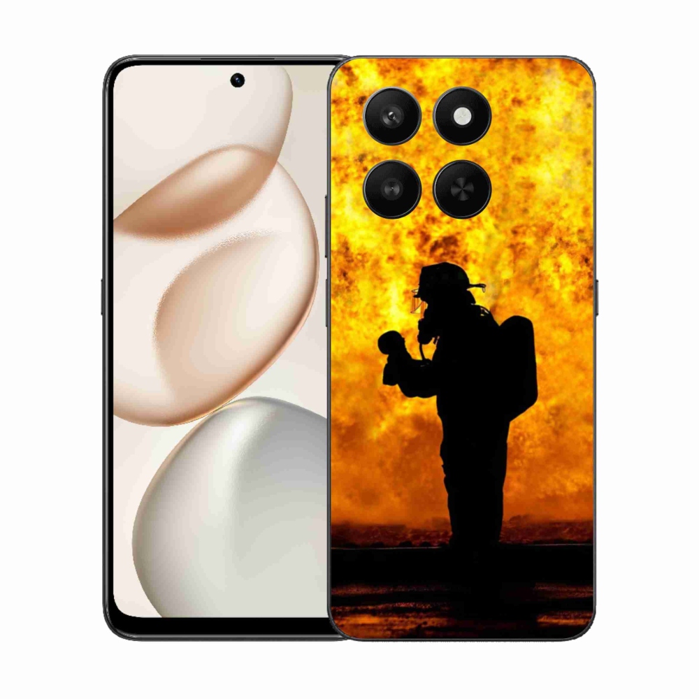 Gelový kryt mmCase na Honor 400 Smart 5G/4G/Honor X7d - hasič