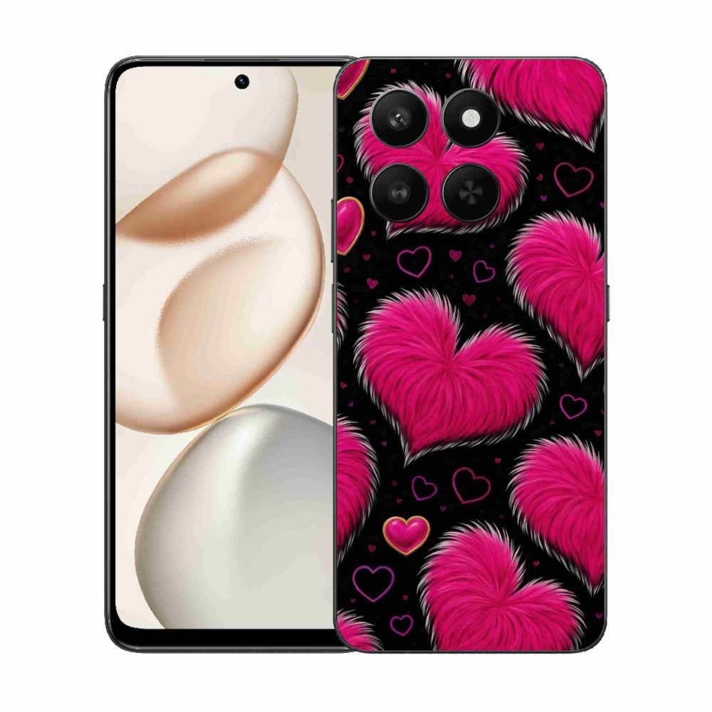 Gelový kryt mmCase na Honor 400 Smart 5G/4G/Honor X7d - hebká srdce