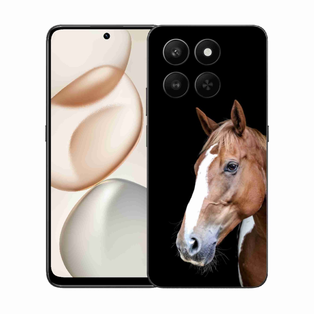 Gelový kryt mmCase na Honor 400 Smart 5G/4G/Honor X7d - hnědý kůň 3