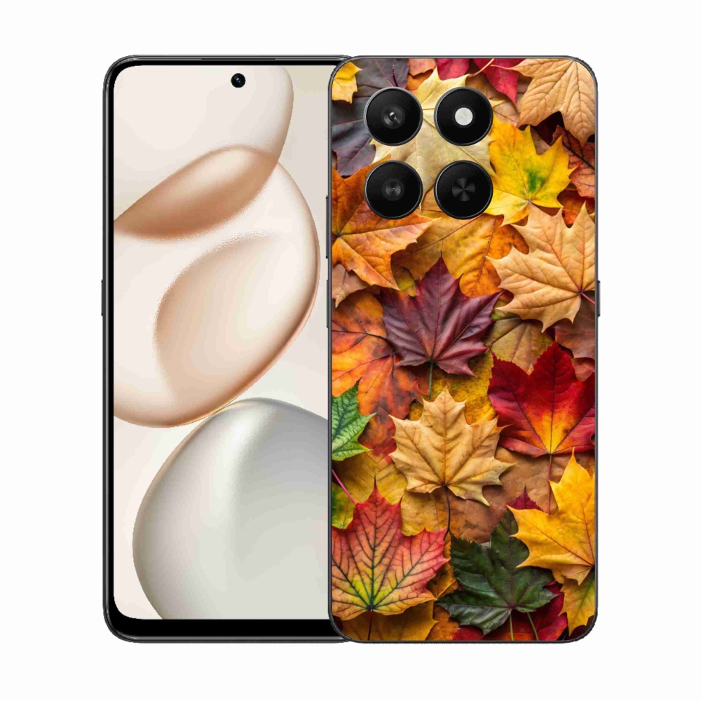 Gelový kryt mmCase na Honor 400 Smart 5G/4G/Honor X7d - javorové listy 2