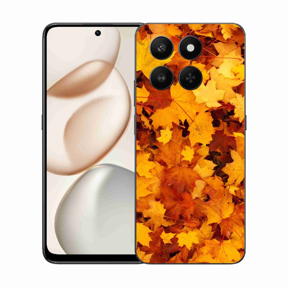 Gelový kryt mmCase na Honor 400 Smart 5G/4G/Honor X7d - javorové listy