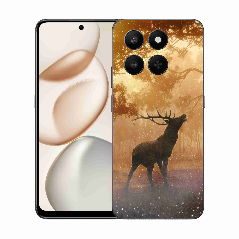 Gelový kryt mmCase na Honor 400 Smart 5G/4G/Honor X7d - jelen v říji