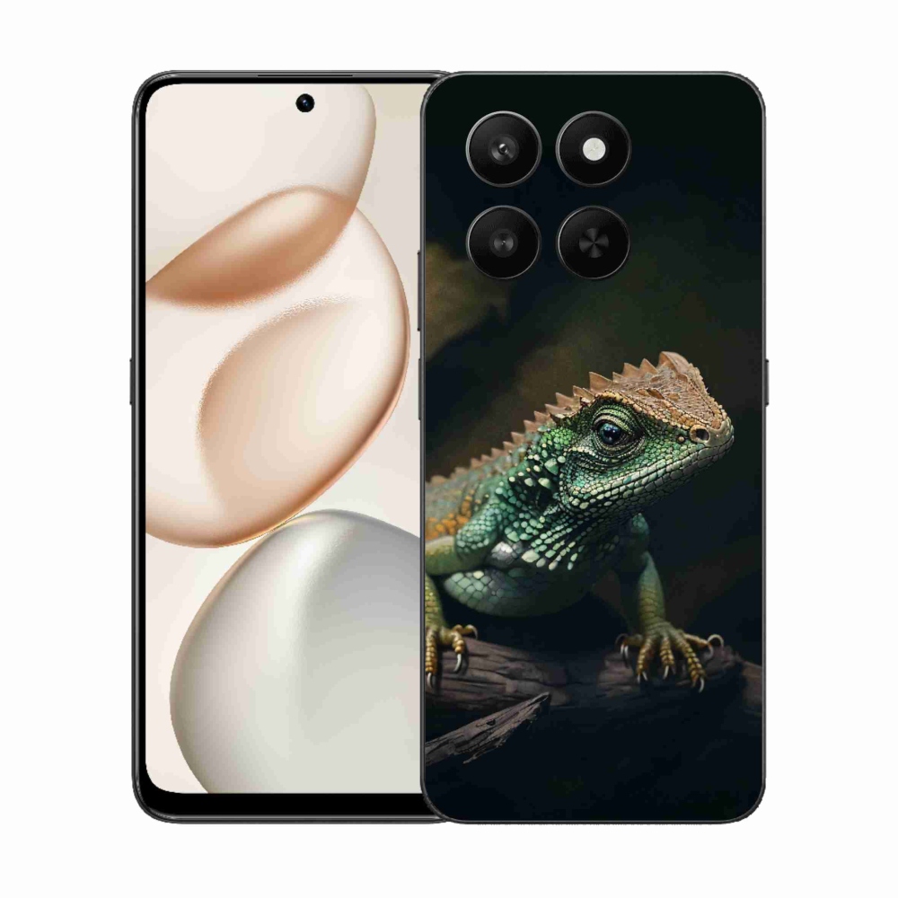 Gelový kryt mmCase na Honor 400 Smart 5G/4G/Honor X7d - ještěr