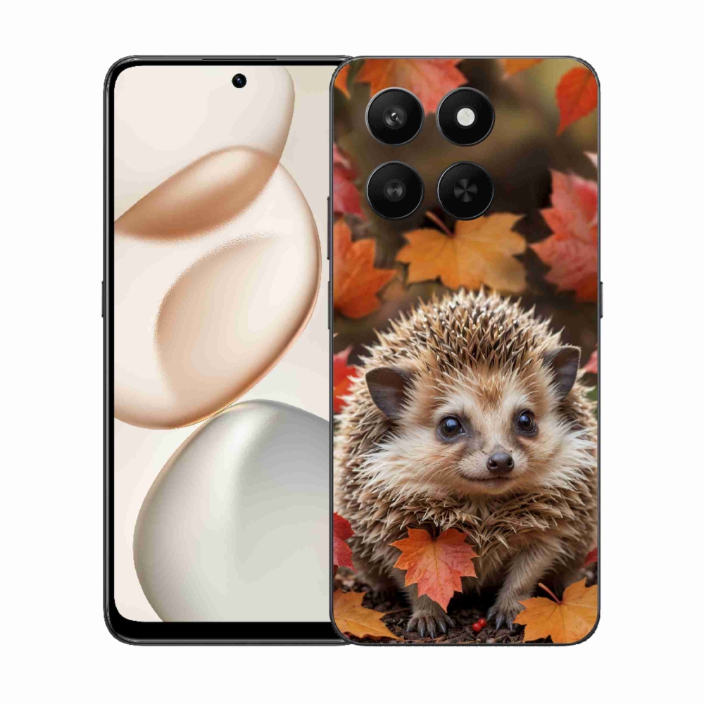 Gelový kryt mmCase na Honor 400 Smart 5G/4G/Honor X7d - ježek v listí