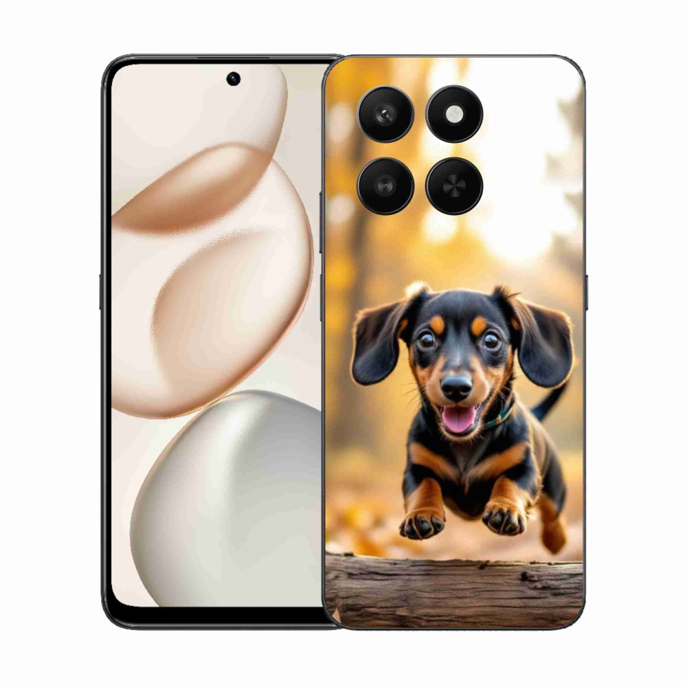 Gelový kryt mmCase na Honor 400 Smart 5G/4G/Honor X7d - jezevčík 2