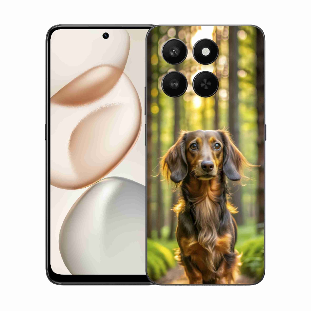 Gelový kryt mmCase na Honor 400 Smart 5G/4G/Honor X7d - jezevčík 4