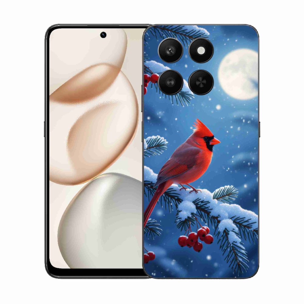 Gelový kryt mmCase na Honor 400 Smart 5G/4G/Honor X7d - kardinál červený