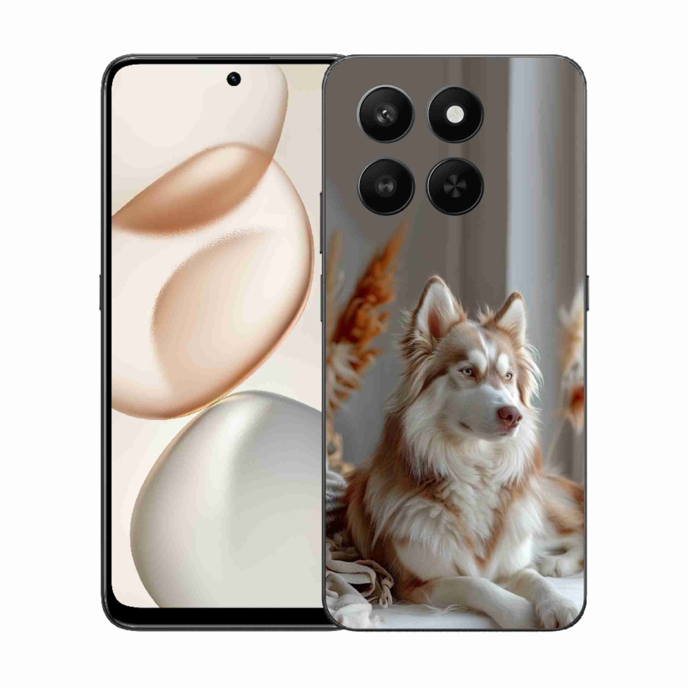 Gelový kryt mmCase na Honor 400 Smart 5G/4G/Honor X7d - klidný sibiřský husky