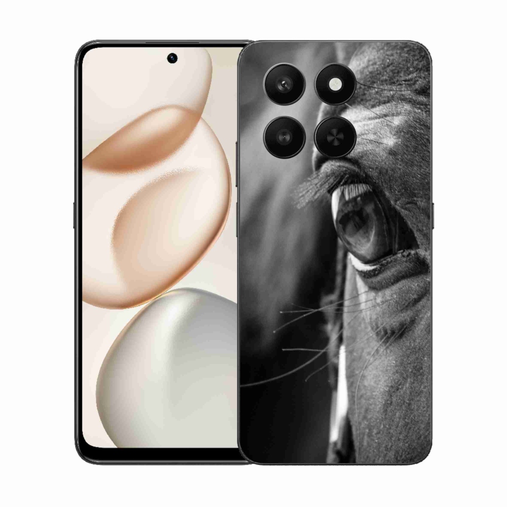 Gelový kryt mmCase na Honor 400 Smart 5G/4G/Honor X7d - koňský pohled