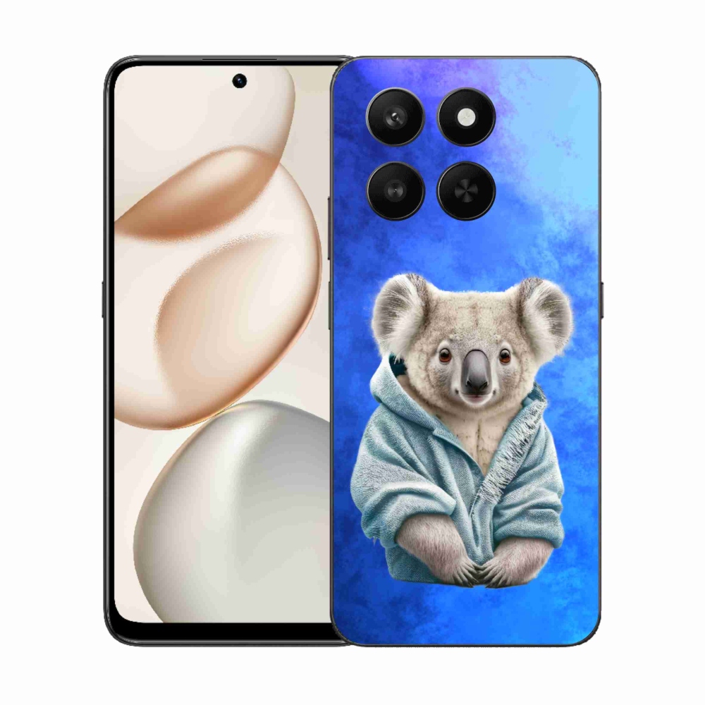 Gelový kryt mmCase na Honor 400 Smart 5G/4G/Honor X7d - koala ve svetru