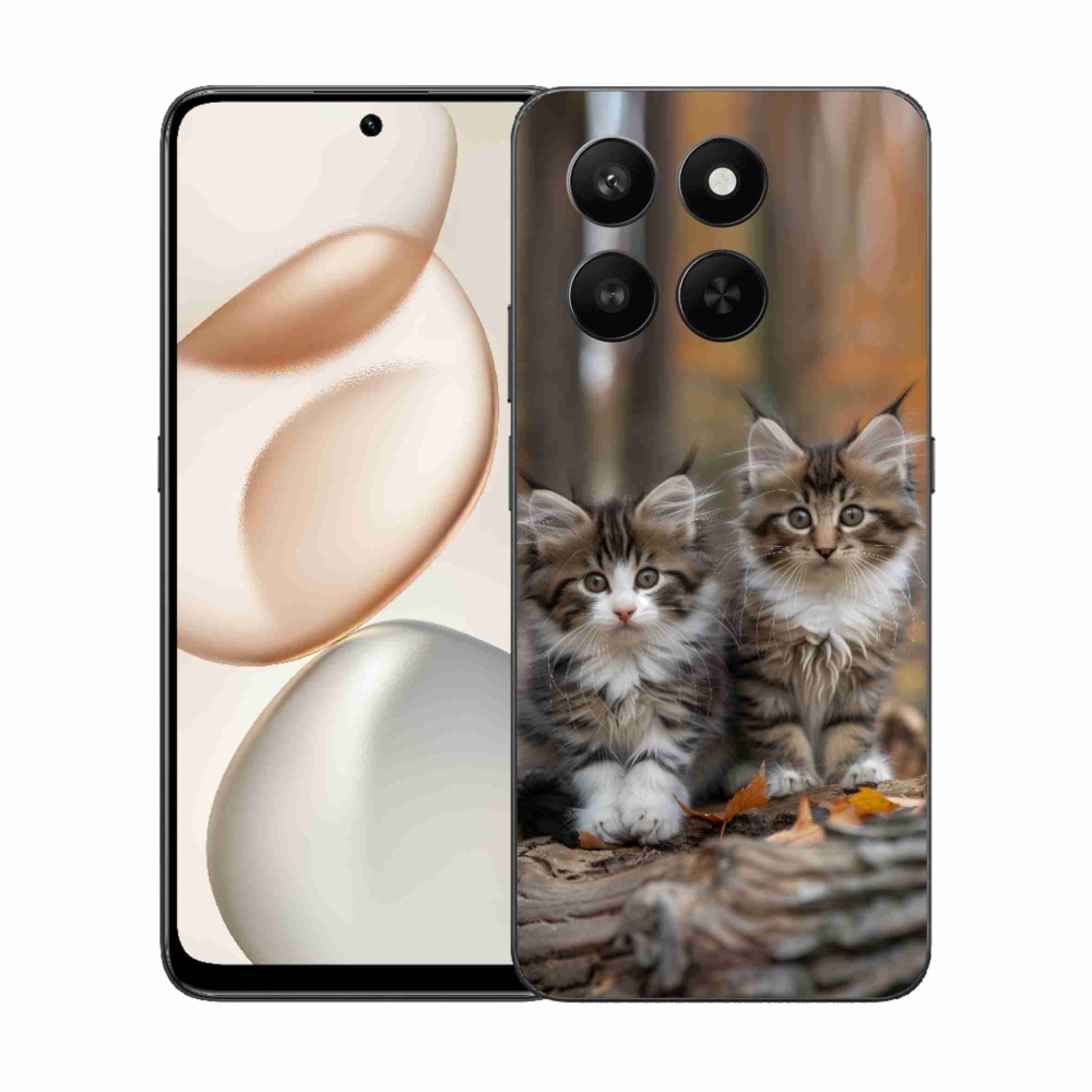 Gelový kryt mmCase na Honor 400 Smart 5G/4G/Honor X7d - kočičí duo 3