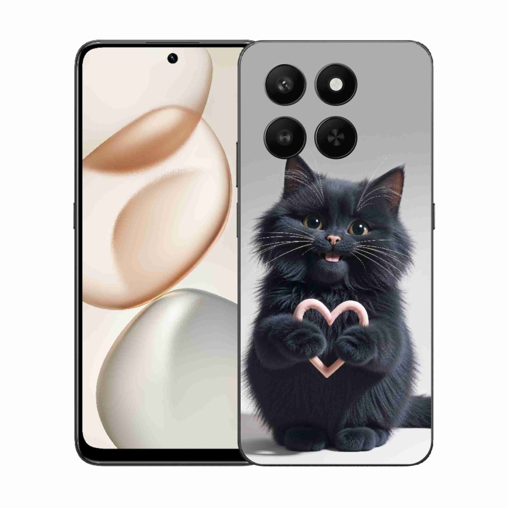 Gelový kryt mmCase na Honor 400 Smart 5G/4G/Honor X7d - kočičí láska 3