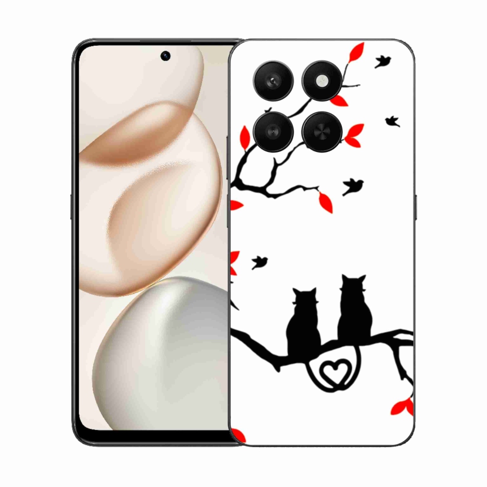 Gelový kryt mmCase na Honor 400 Smart 5G/4G/Honor X7d - kočičí láska