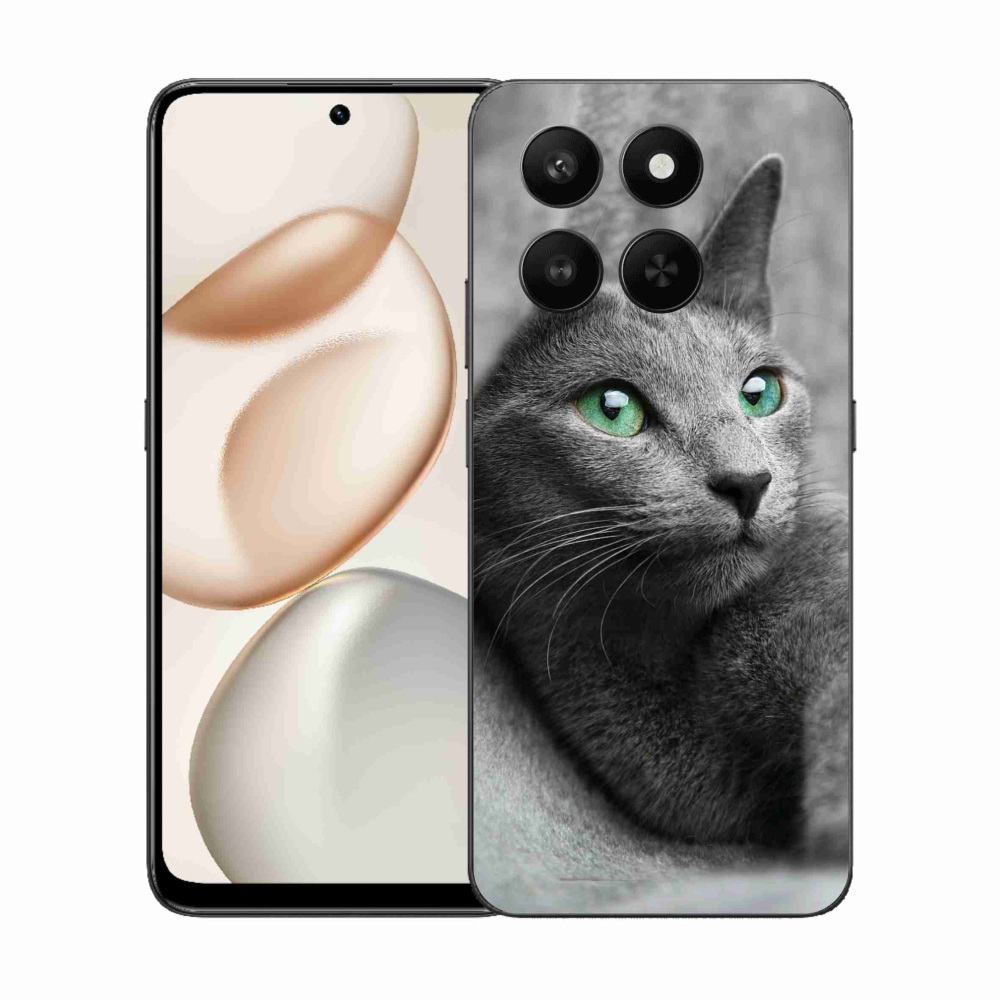 Gelový kryt mmCase na Honor 400 Smart 5G/4G/Honor X7d - kočka 2