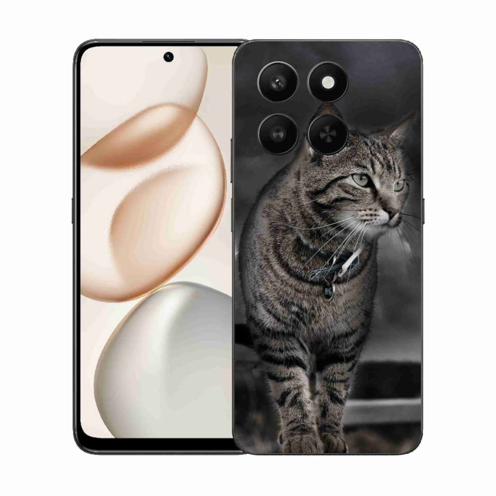 Gelový kryt mmCase na Honor 400 Smart 5G/4G/Honor X7d - kočka