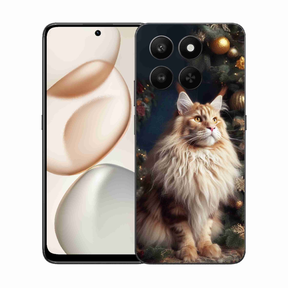 Gelový kryt mmCase na Honor 400 Smart 5G/4G/Honor X7d - kočka u stromku