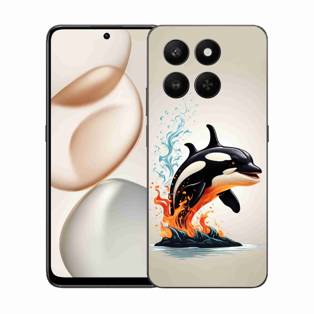 Gelový kryt mmCase na Honor 400 Smart 5G/4G/Honor X7d - kosatka