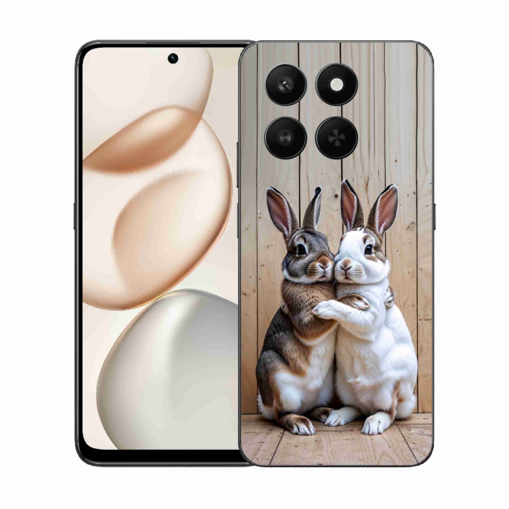 Gelový kryt mmCase na Honor 400 Smart 5G/4G/Honor X7d - králičí pár