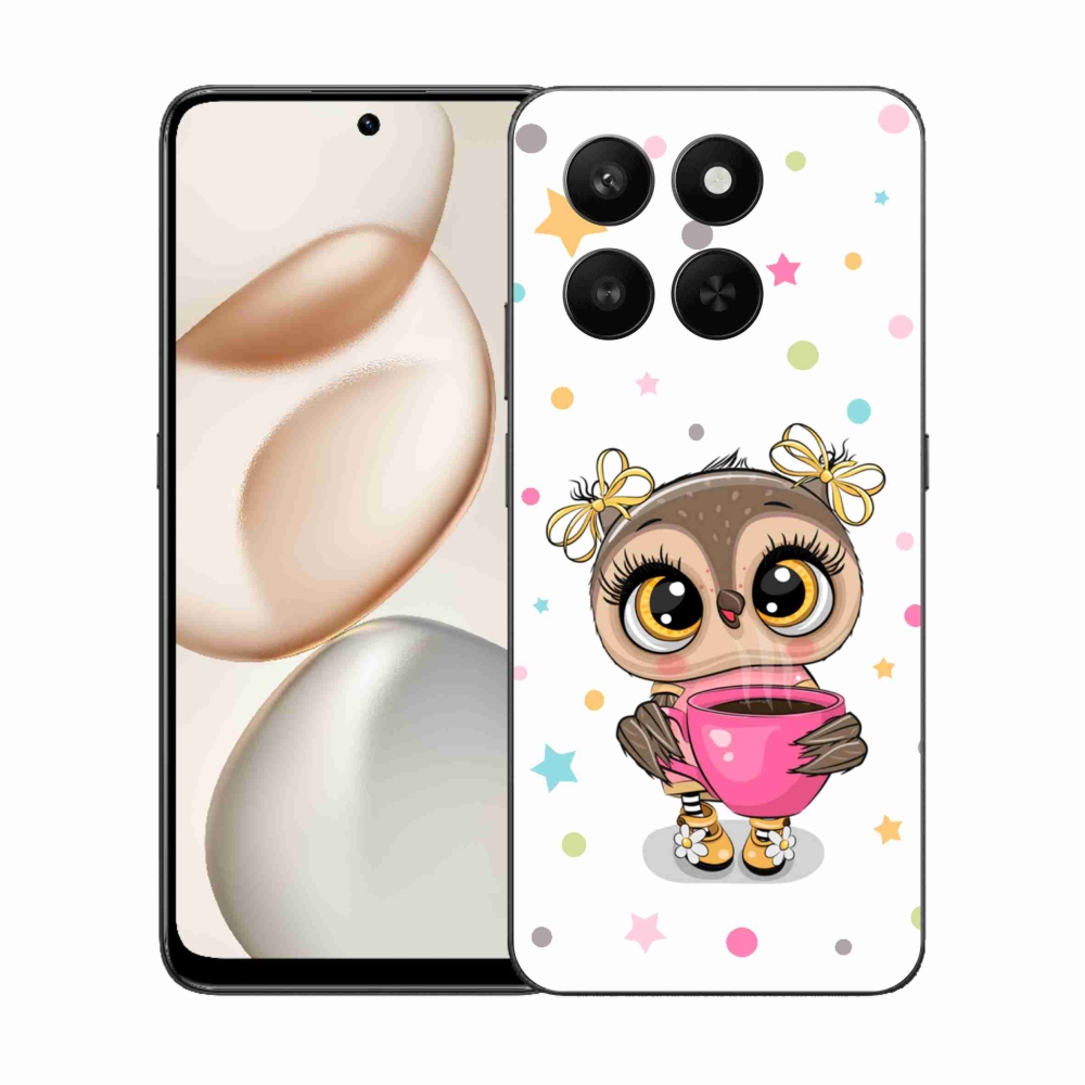 Gelový kryt mmCase na Honor 400 Smart 5G/4G/Honor X7d - kreslená sovička