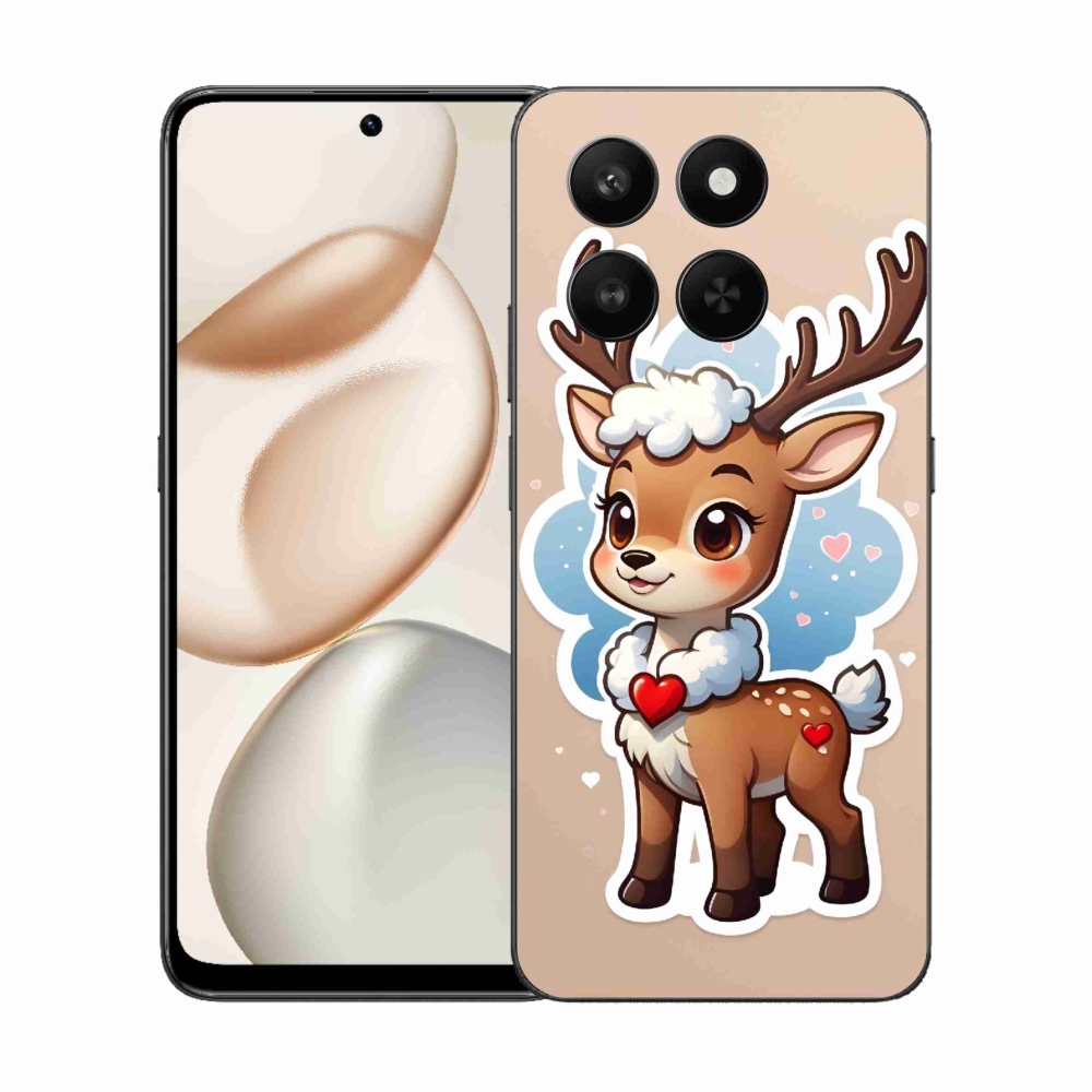 Gelový kryt mmCase na Honor 400 Smart 5G/4G/Honor X7d - kreslený sob