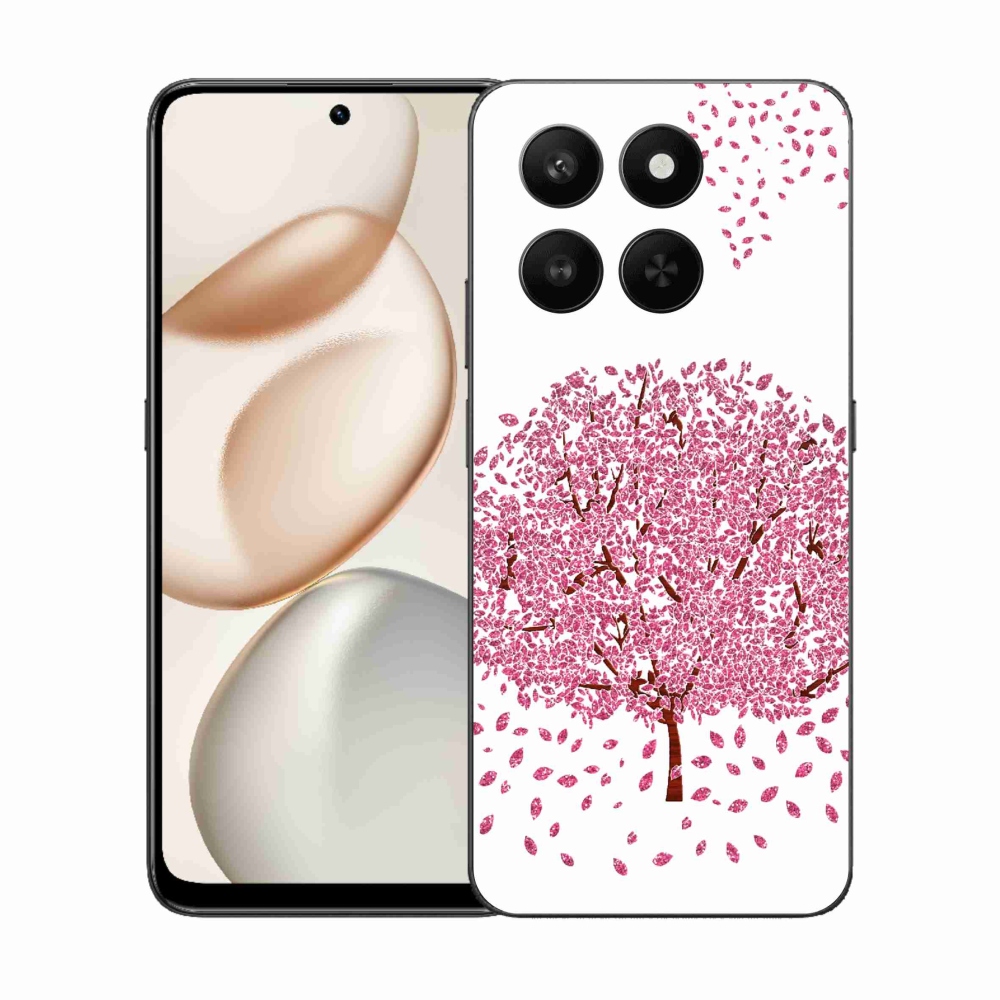 Gelový kryt mmCase na Honor 400 Smart 5G/4G/Honor X7d - kreslený strom s listy