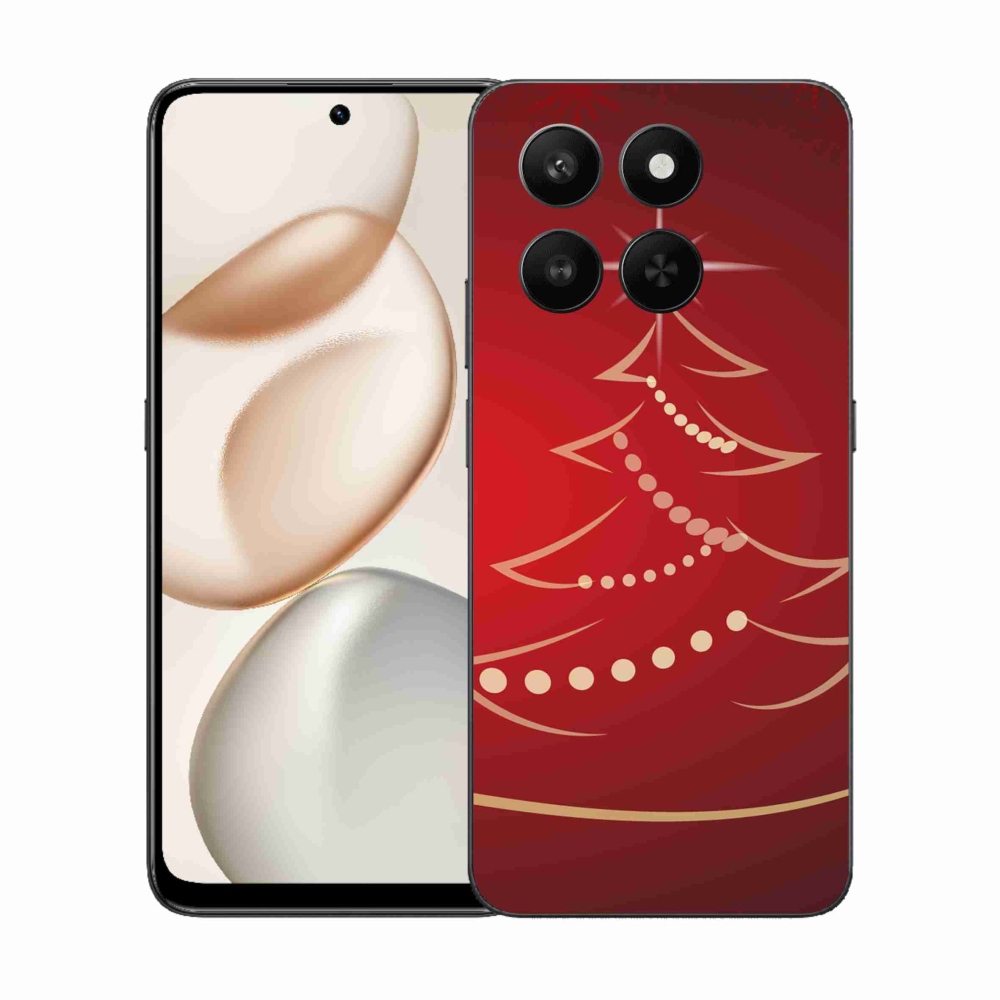 Gelový kryt mmCase na Honor 400 Smart 5G/4G/Honor X7d - kreslený vánoční stromek