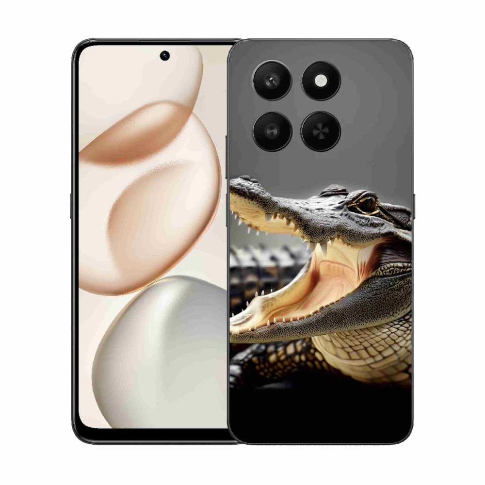 Gelový kryt mmCase na Honor 400 Smart 5G/4G/Honor X7d - krokodýl