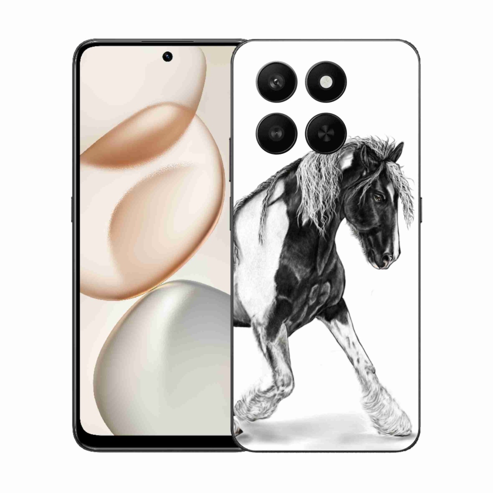 Gelový kryt mmCase na Honor 400 Smart 5G/4G/Honor X7d - kůň