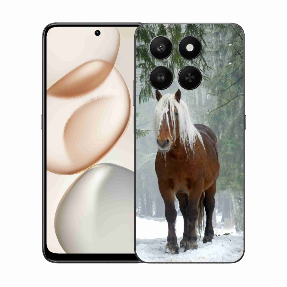 Gelový kryt mmCase na Honor 400 Smart 5G/4G/Honor X7d - kůň v lese