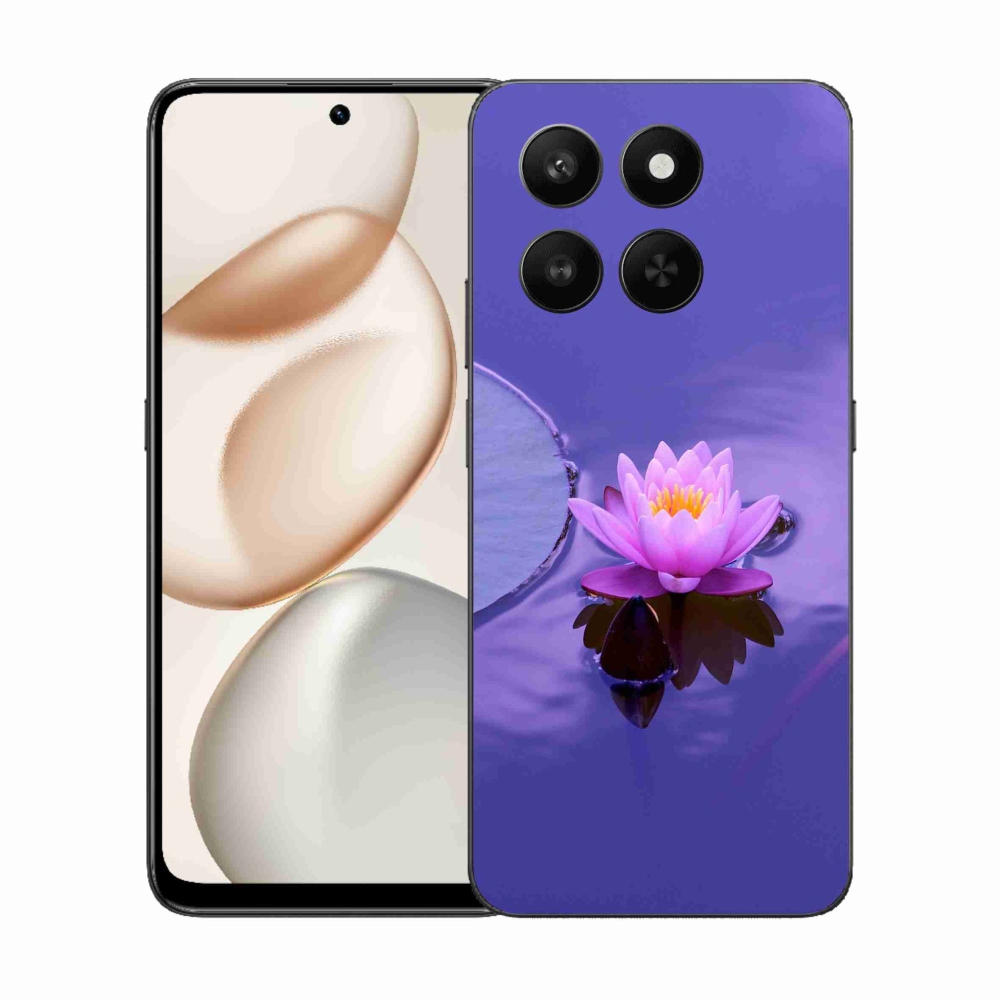 Gelový kryt mmCase na Honor 400 Smart 5G/4G/Honor X7d - květ na hladině