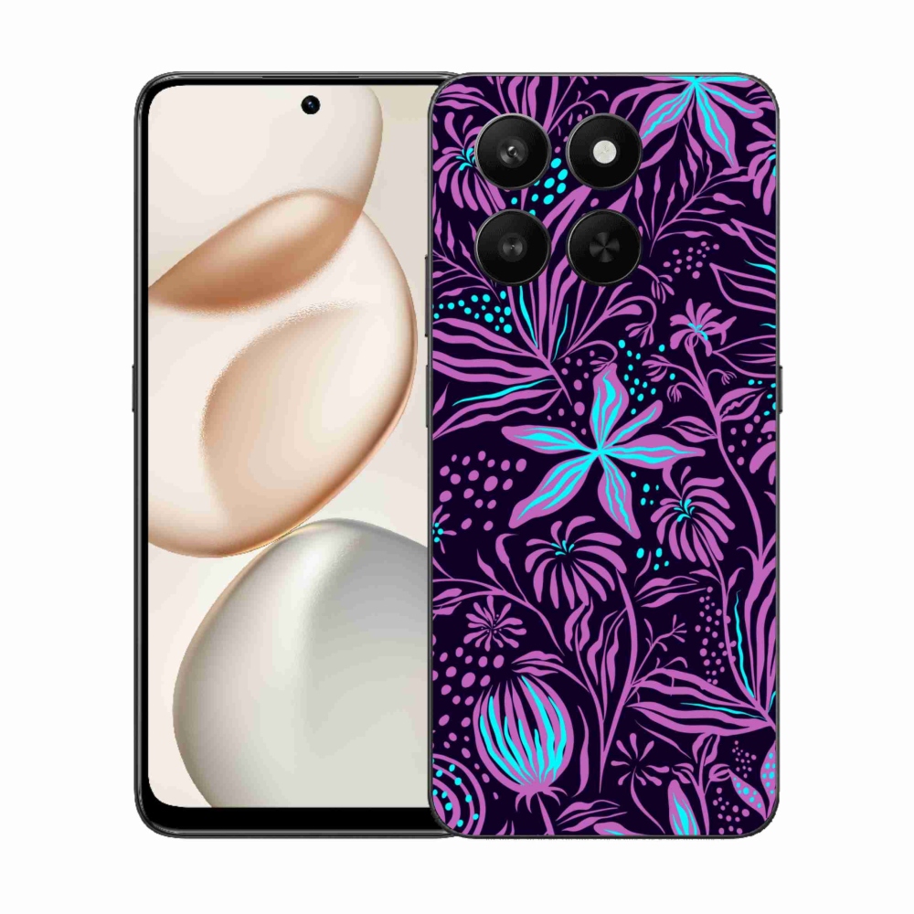 Gelový kryt mmCase na Honor 400 Smart 5G/4G/Honor X7d - květiny 2