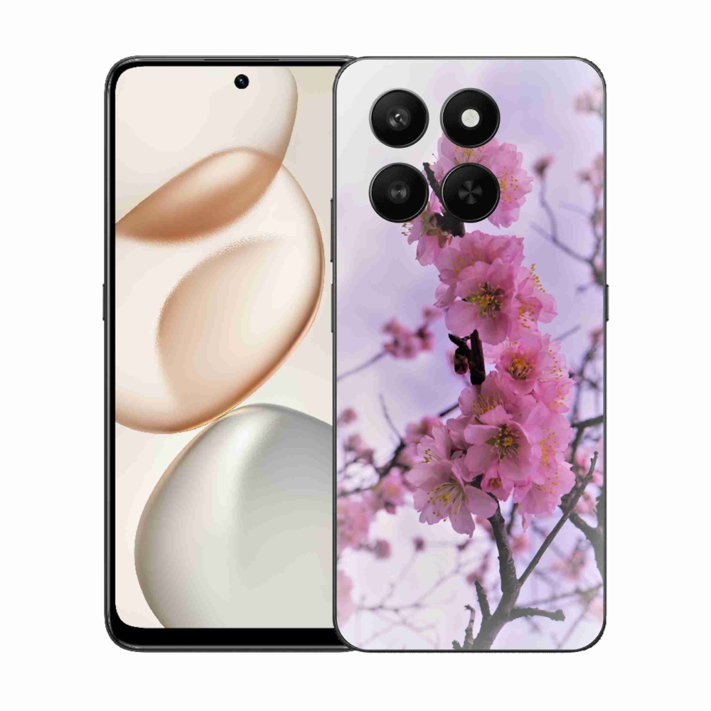 Gelový kryt mmCase na Honor 400 Smart 5G/4G/Honor X7d - květiny 7