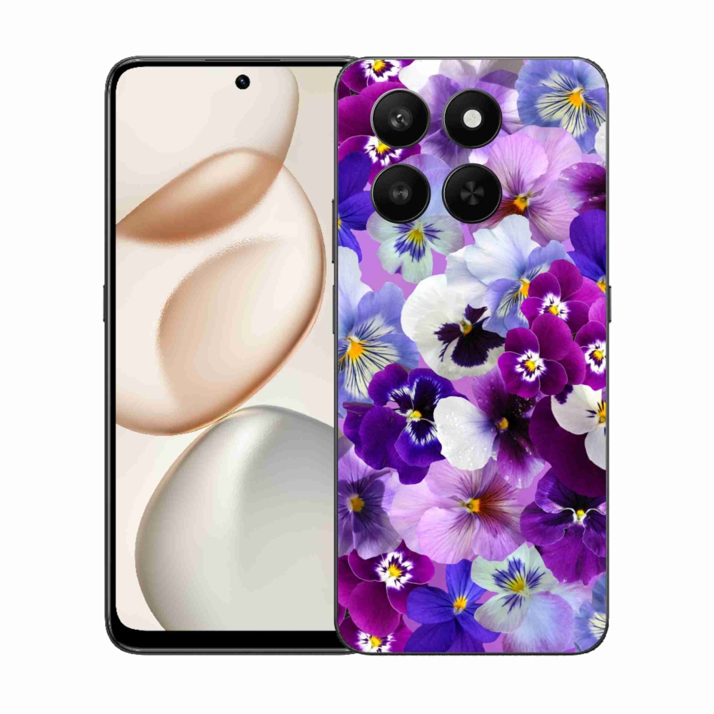 Gelový kryt mmCase na Honor 400 Smart 5G/4G/Honor X7d - květiny 9