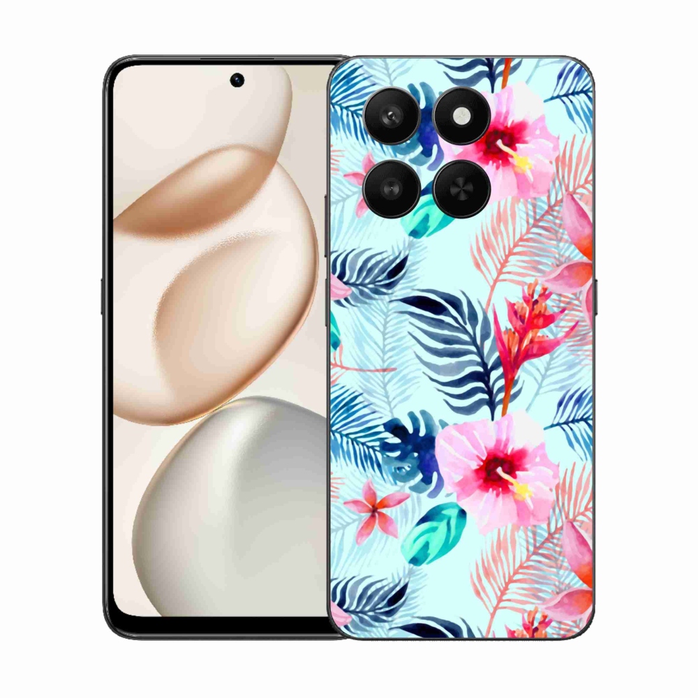 Gelový kryt mmCase na Honor 400 Smart 5G/4G/Honor X7d - květiny