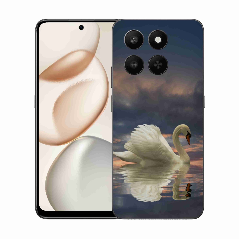 Gelový kryt mmCase na Honor 400 Smart 5G/4G/Honor X7d - labuť