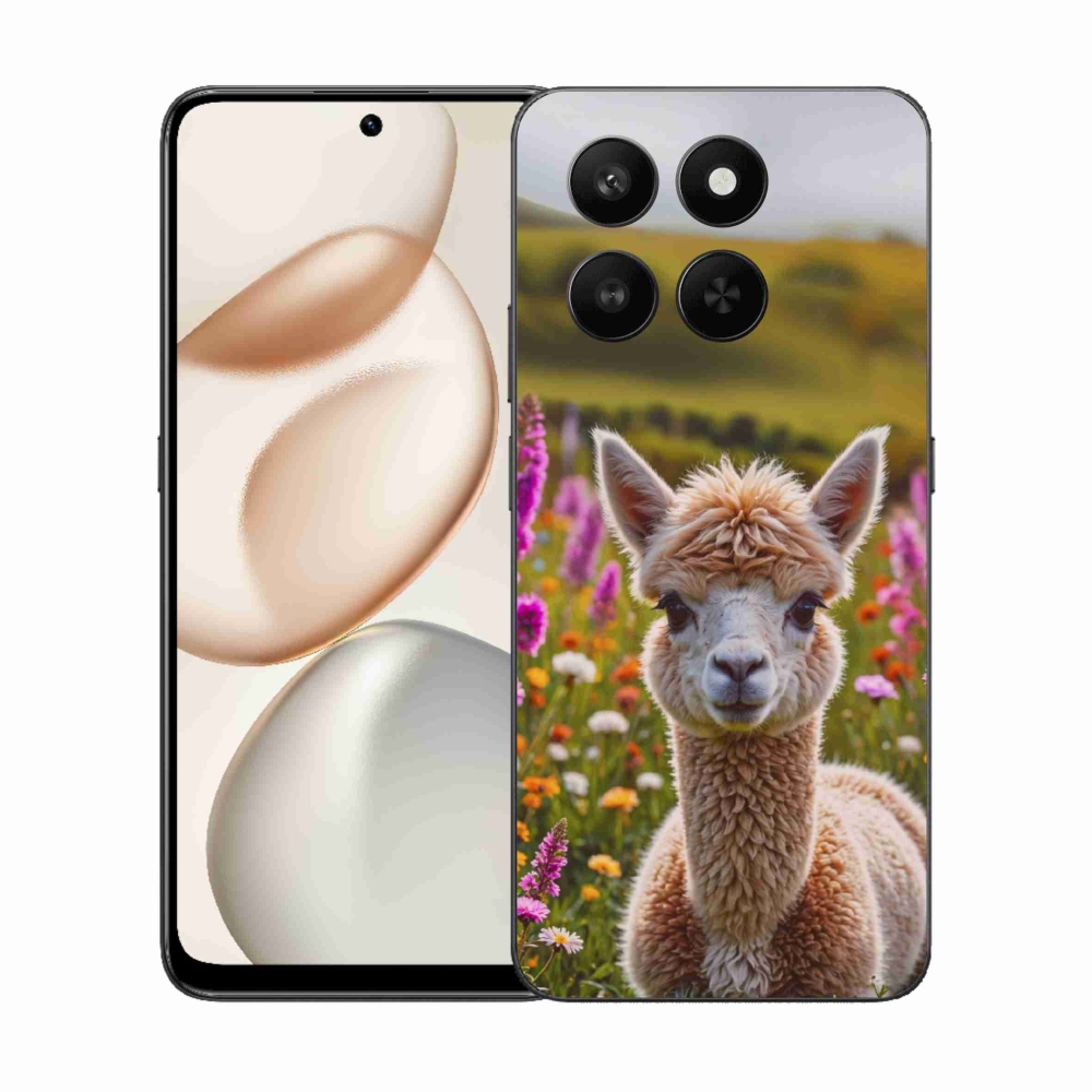 Gelový kryt mmCase na Honor 400 Smart 5G/4G/Honor X7d - lama na louce
