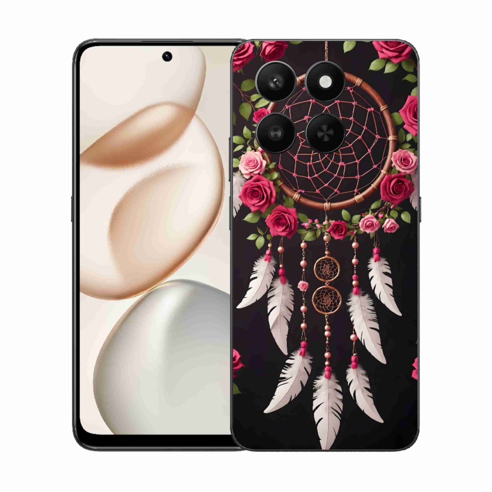 Gelový kryt mmCase na Honor 400 Smart 5G/4G/Honor X7d - lapač snů s růžemi