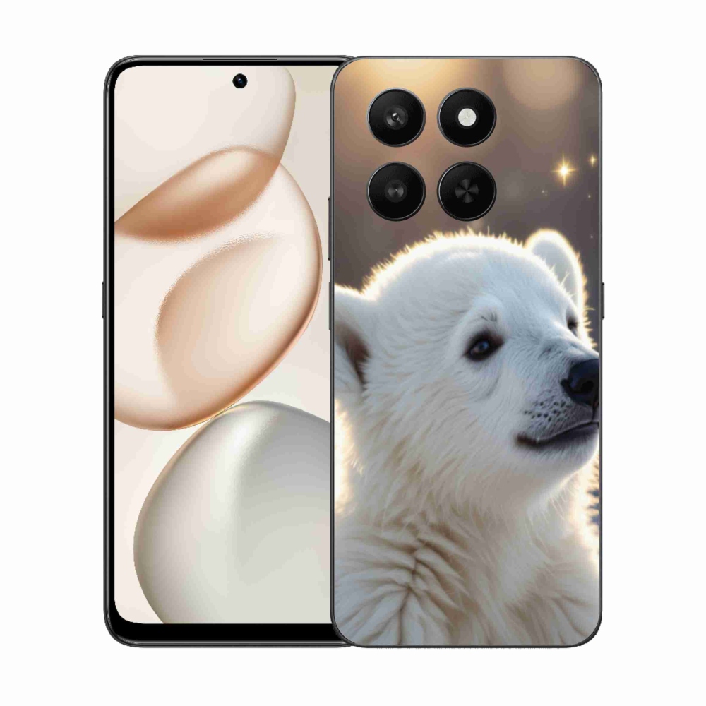 Gelový kryt mmCase na Honor 400 Smart 5G/4G/Honor X7d - lední medvěd