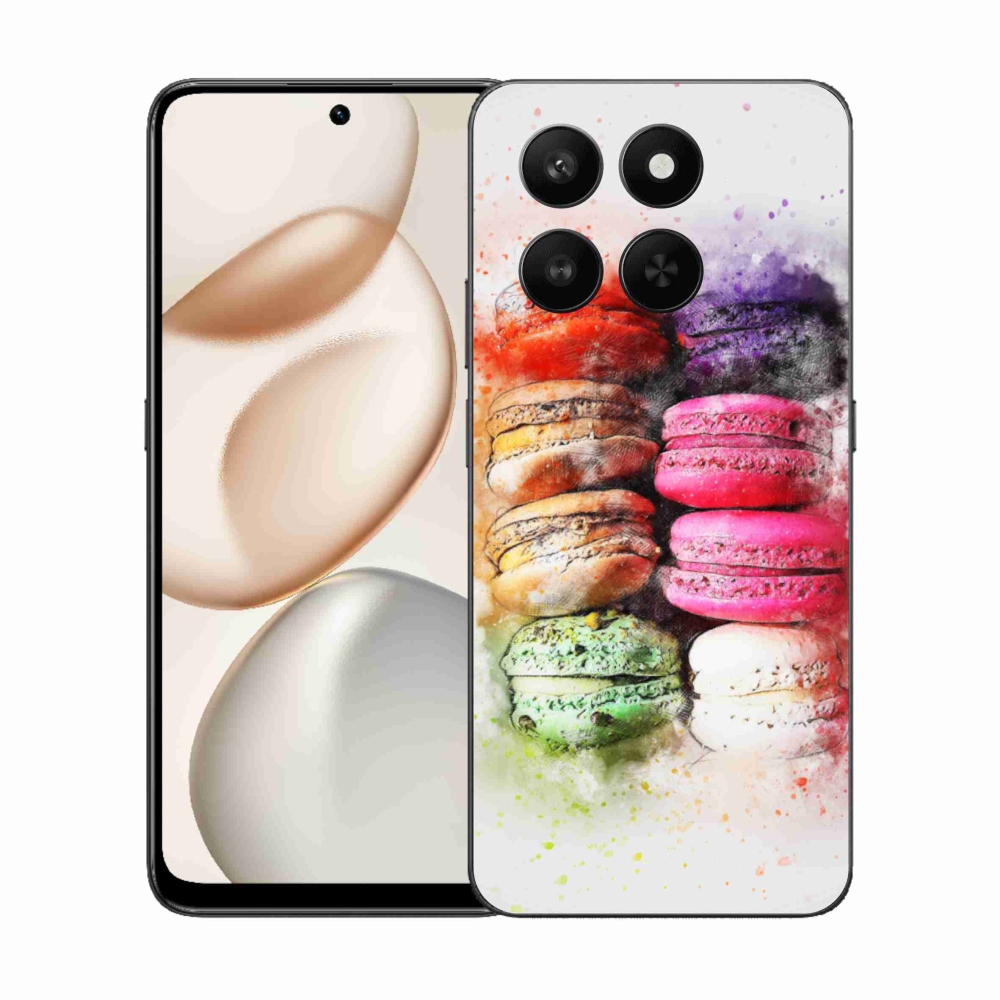 Gelový kryt mmCase na Honor 400 Smart 5G/4G/Honor X7d - makrónky