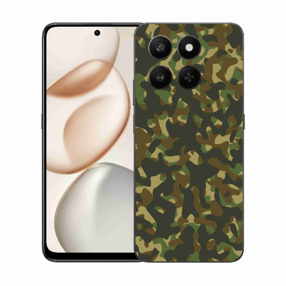 Gelový kryt mmCase na Honor 400 Smart 5G/4G/Honor X7d - maskáčový vzor 1