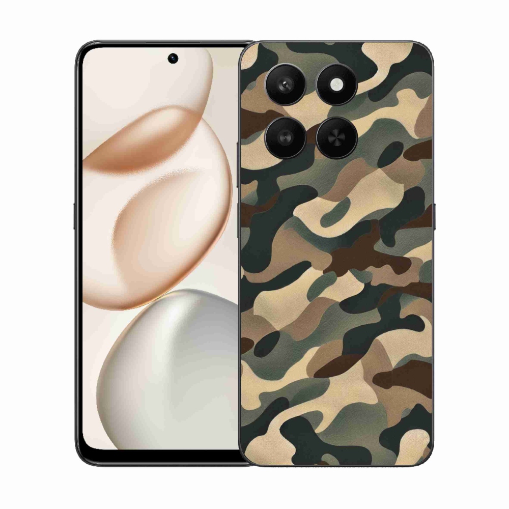 Gelový kryt mmCase na Honor 400 Smart 5G/4G/Honor X7d - maskáčový vzor 11