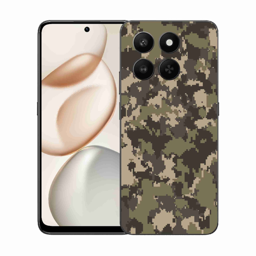 Gelový kryt mmCase na Honor 400 Smart 5G/4G/Honor X7d - maskáčový vzor 12