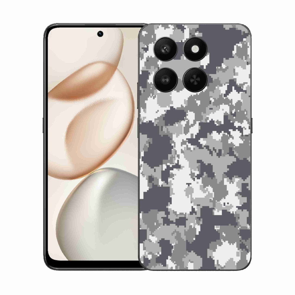 Gelový kryt mmCase na Honor 400 Smart 5G/4G/Honor X7d - maskáčový vzor 2